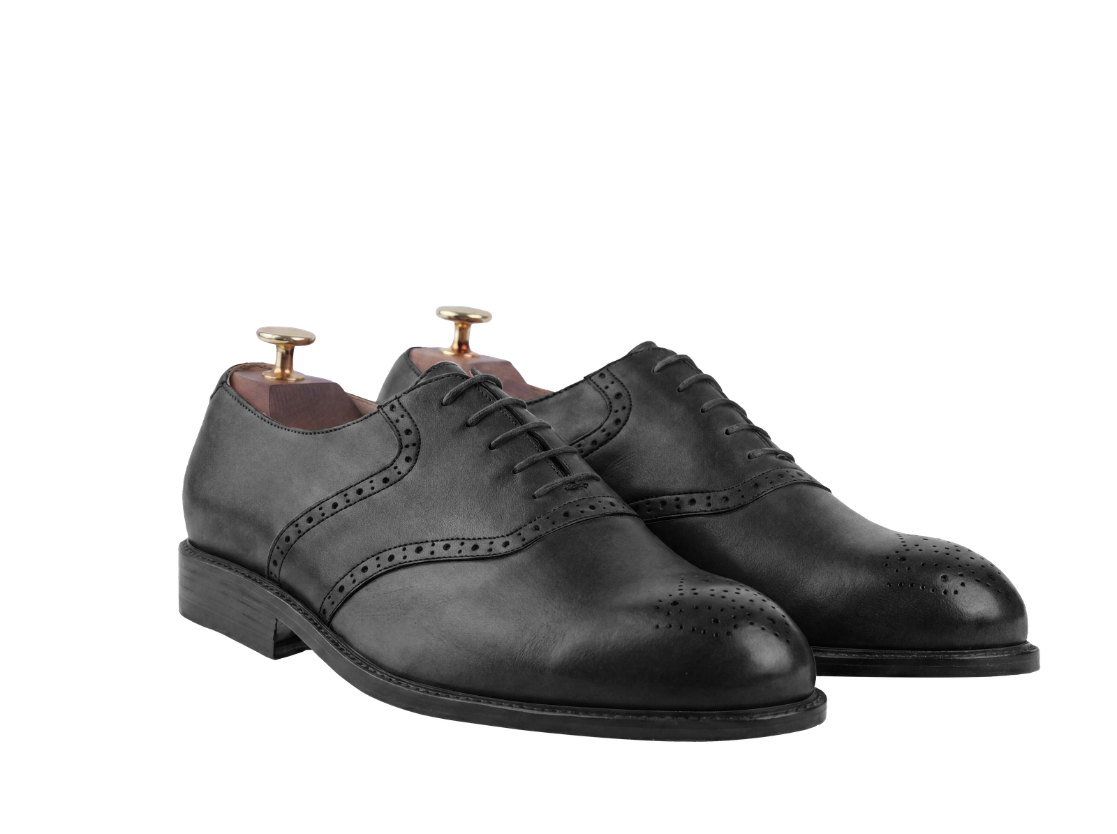 Black colour for The Aravalli (Full Brogue) (Seoul Last)