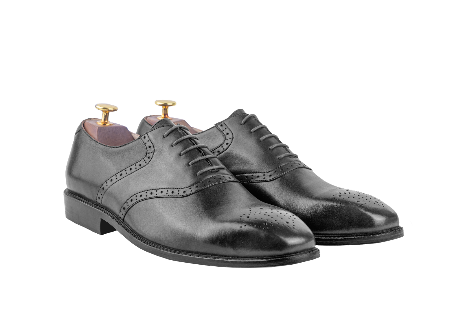 Black colour for The Aravalli (Full Brogue) (Lagos Last)