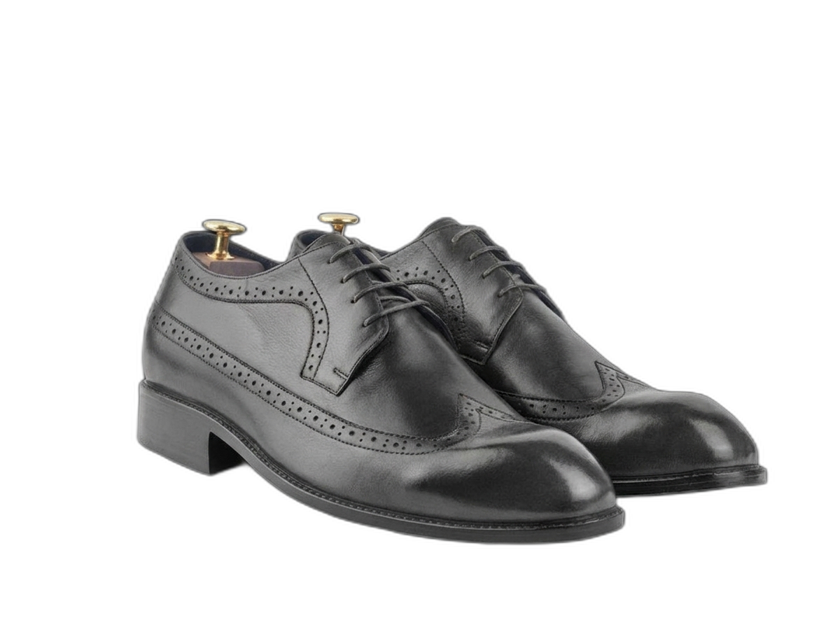 Black colour for The Mekong Lo (Quarter Brogue) (Kochi Last)