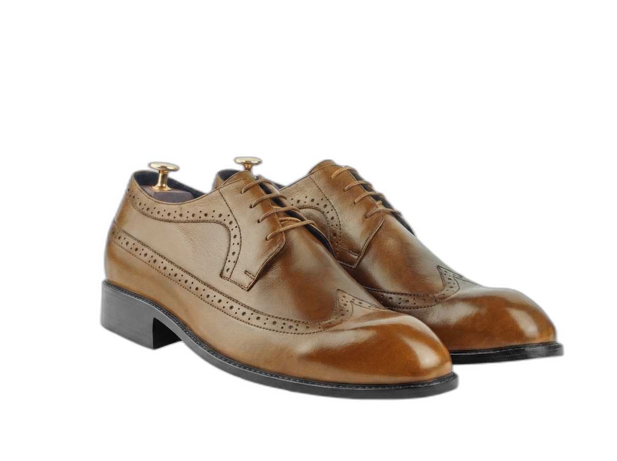 Tan colour for The Mekong Lo (Quarter Brogue) (Kochi Last)