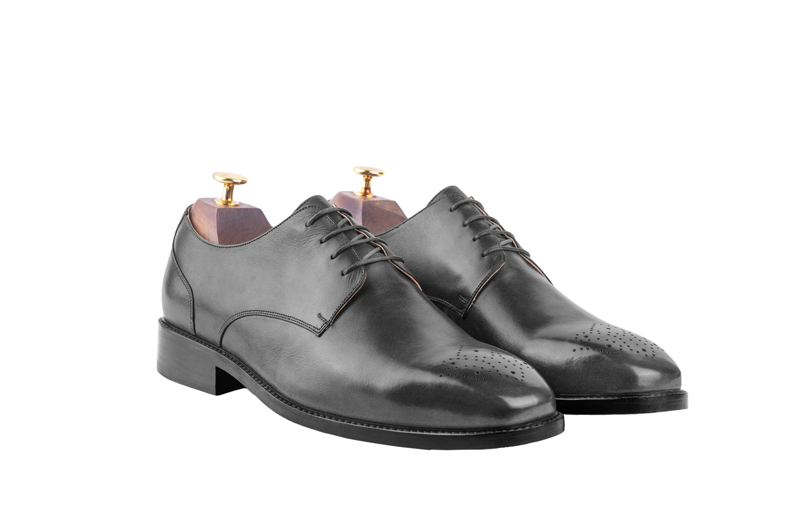 Black colour for The Danube (Full Brogue) (Lagos Last)