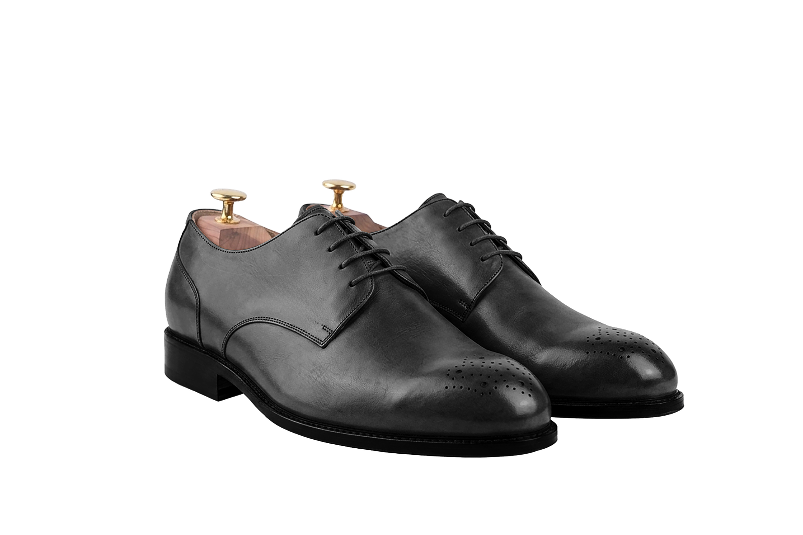 Black colour for The Danube (Full Brogue) (Seoul Last)